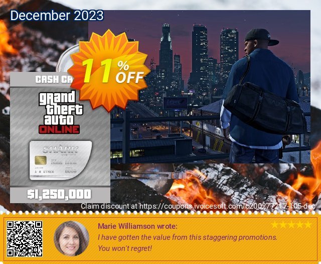 Grand Theft Auto Online (GTA V 5): Great White Shark Cash Card PC umwerfenden Preisnachlässe Bildschirmfoto