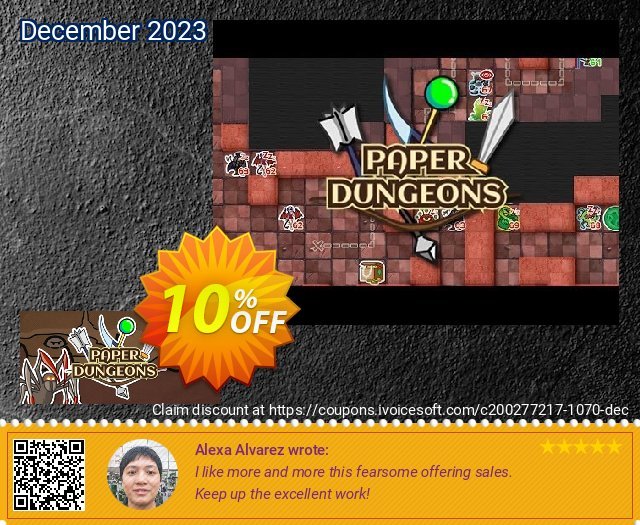Paper Dungeons PC discount 10% OFF, 2024 World Heritage Day promo sales. Paper Dungeons PC Deal