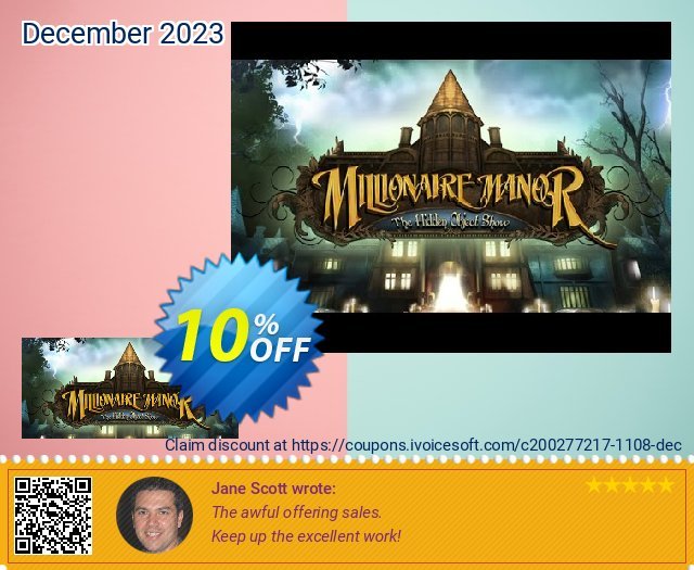 Millionaire Manor PC terbatas kode voucher Screenshot