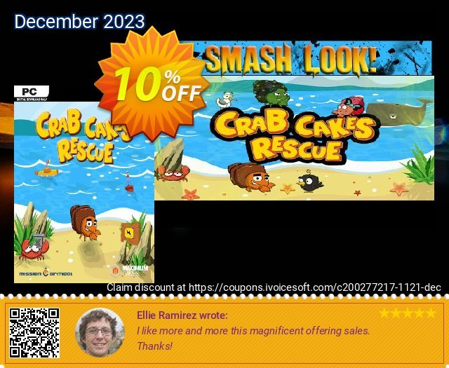 Crab Cakes Rescue PC verblüffend Promotionsangebot Bildschirmfoto