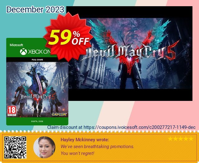 Devil May Cry 5 Xbox One 口が開きっ放し 促進 スクリーンショット
