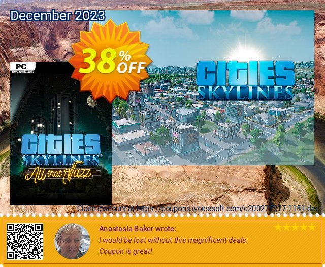 Cities Skylines - All That Jazz DLC wunderschön Rabatt Bildschirmfoto