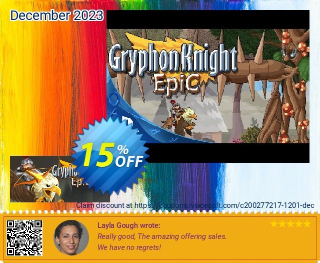 Gryphon Knight Epic PC discount 15% OFF, 2024 April Fools' Day offering sales. Gryphon Knight Epic PC Deal