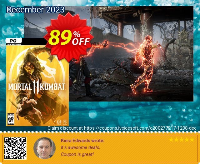 Mortal Kombat 11 PC discount 89% OFF, 2024 Resurrection Sunday offering sales. Mortal Kombat 11 PC Deal