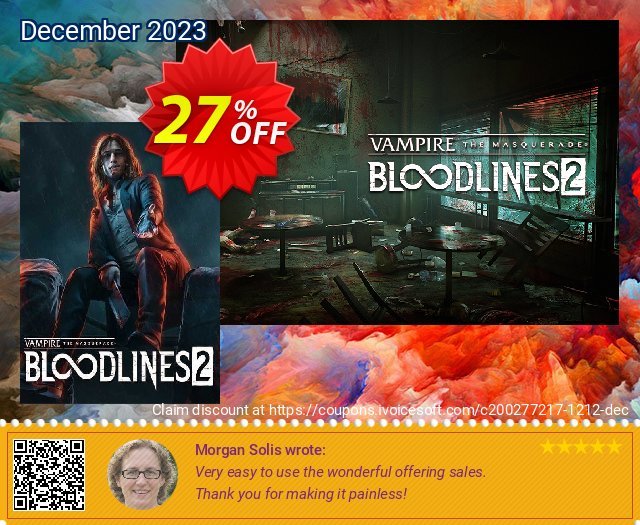 Vampire: The Masquerade - Bloodlines 2 PC discount 27% OFF, 2024 April Fools Day offering sales. Vampire: The Masquerade - Bloodlines 2 PC Deal