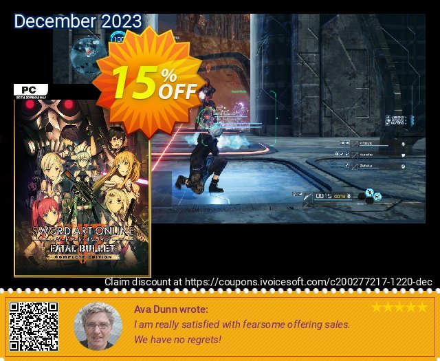 Sword Art Online Fatal Bullet - Complete Edition PC luar biasa promo Screenshot