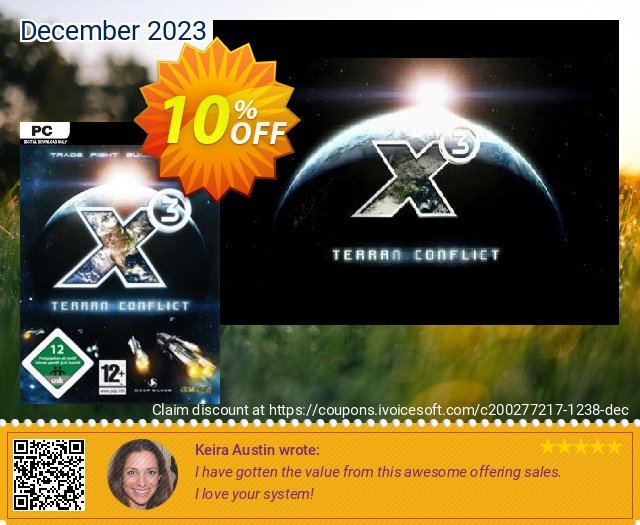 X3 Terran Conflict PC discount 10% OFF, 2024 Resurrection Sunday offering discount. X3 Terran Conflict PC Deal