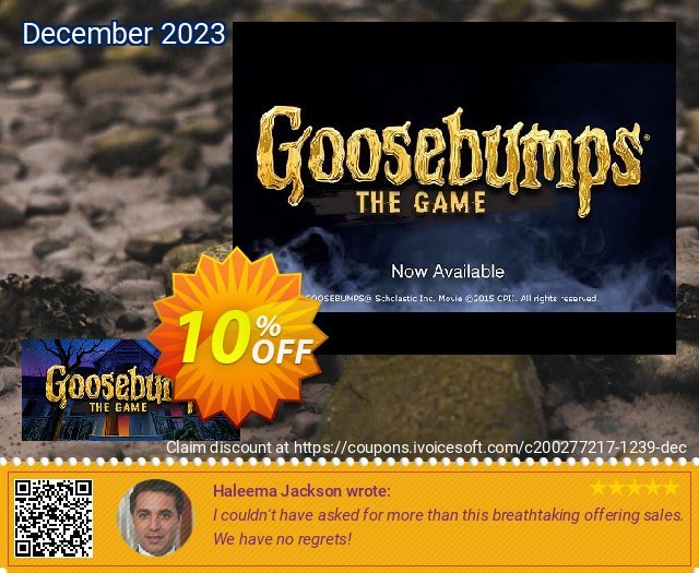 Goosebumps The Game PC discount 10% OFF, 2024 Spring offering sales. Goosebumps The Game PC Deal