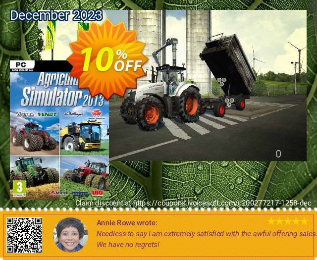Agricultural Simulator 2013 Steam Edition PC 令人恐惧的 产品销售 软件截图