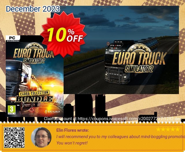 Euro Truck Simulator 2: Cargo Bundle PC discount 10% OFF, 2024 April Fools Day offering sales. Euro Truck Simulator 2: Cargo Bundle PC Deal