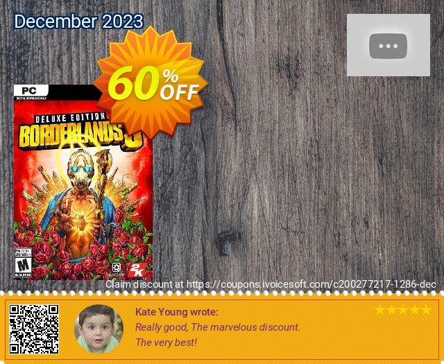 Borderlands 3 Deluxe Edition PC (Asia) umwerfende Sale Aktionen Bildschirmfoto
