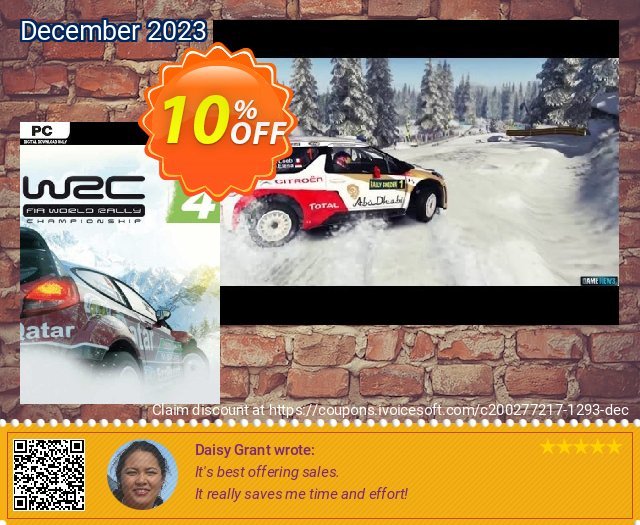 WRC 4 FIA World Rally Championship PC 令人敬畏的 折扣 软件截图