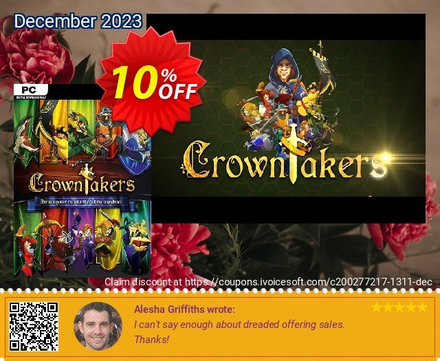 Crowntakers PC discount 10% OFF, 2024 April Fools' Day deals. Crowntakers PC Deal