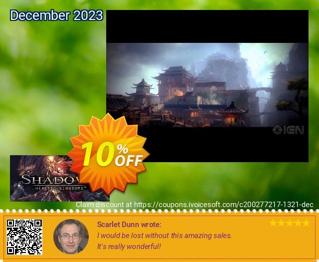 Shadows Heretic Kingdoms PC luar biasa baiknya promo Screenshot