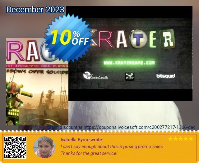 Krater PC atemberaubend Außendienst-Promotions Bildschirmfoto