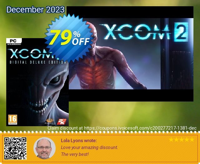 XCOM 2 Deluxe Edition PC discount 79% OFF, 2024 April Fools' Day offering sales. XCOM 2 Deluxe Edition PC Deal