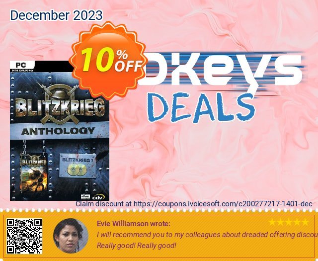 Blitzkrieg Anthology PC discount 10% OFF, 2022 World Environment Day discounts. Blitzkrieg Anthology PC Deal