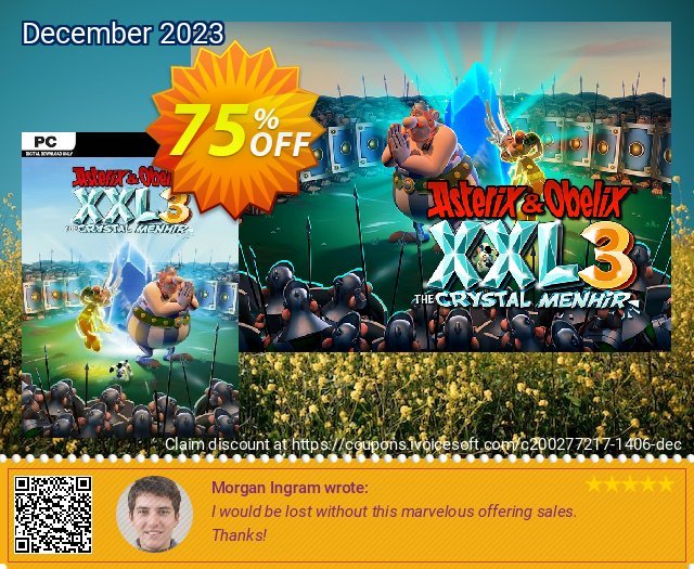 Asterix and Obelix XXL 3 - The Crystal Menhir PC discount 75% OFF, 2024 April Fools' Day deals. Asterix and Obelix XXL 3 - The Crystal Menhir PC Deal