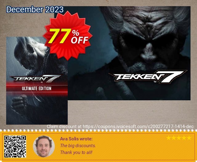 TEKKEN 7 - Ultimate Edition PC 了不起的 产品销售 软件截图