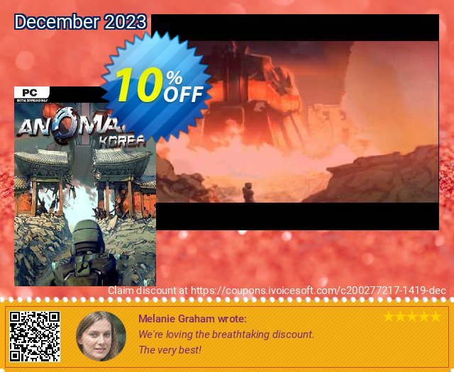 Anomaly Korea PC discount 10% OFF, 2024 Spring offering sales. Anomaly Korea PC Deal