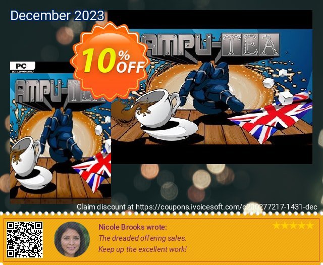 AmpuTea PC wundervoll Verkaufsförderung Bildschirmfoto