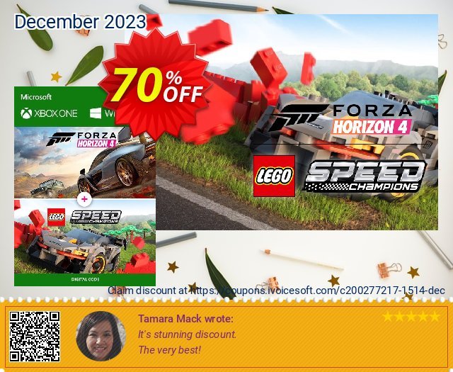 Forza Horizon 4 + Lego Speed Champions Xbox One/PC discount 61% OFF, 2022 British Columbia Day promotions. Forza Horizon 4 + Lego Speed Champions Xbox One/PC Deal