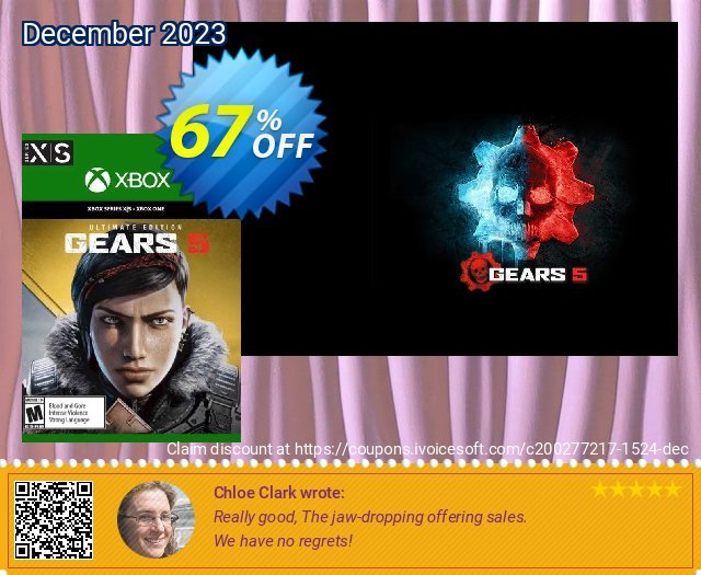 Gears 5 Ultimate Edition Xbox One / PC discount 67% OFF, 2024 World Backup Day offering discount. Gears 5 Ultimate Edition Xbox One / PC Deal