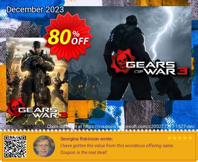 Gears of War 3 Xbox 360 令人难以置信的 产品交易 软件截图
