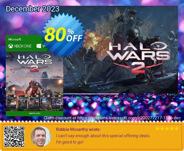 Halo Wars 2 Atriox Pack DLC Xbox One / PC geniale Außendienst-Promotions Bildschirmfoto
