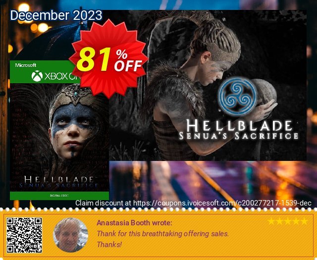 Hellblade Senuas Sacrifice Xbox One spitze Förderung Bildschirmfoto