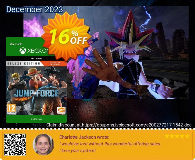 Jump Force Deluxe Edition Xbox One discount 16% OFF, 2024 Easter Day offering discount. Jump Force Deluxe Edition Xbox One Deal