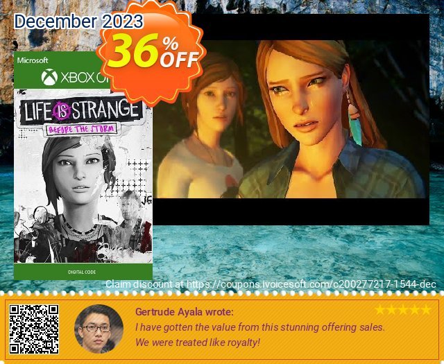 Life is Strange Before The Storm Xbox One ausschließenden Preisnachlässe Bildschirmfoto