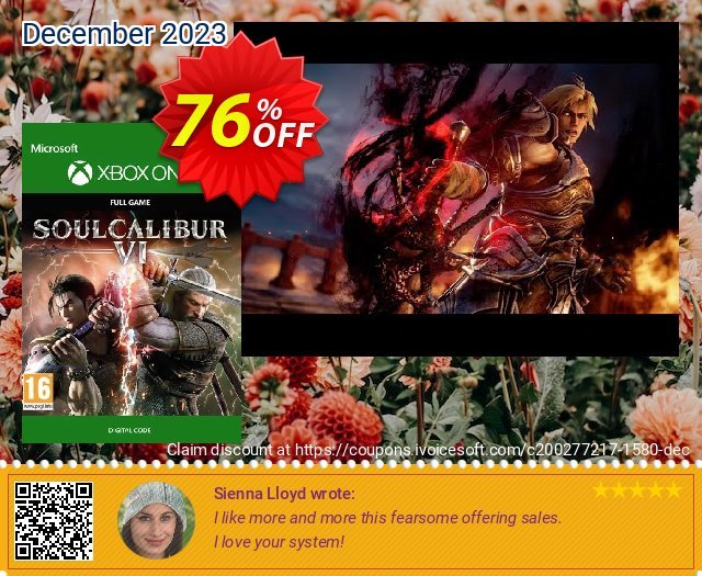 Soulcalibur VI 6 Xbox One fantastisch Promotionsangebot Bildschirmfoto