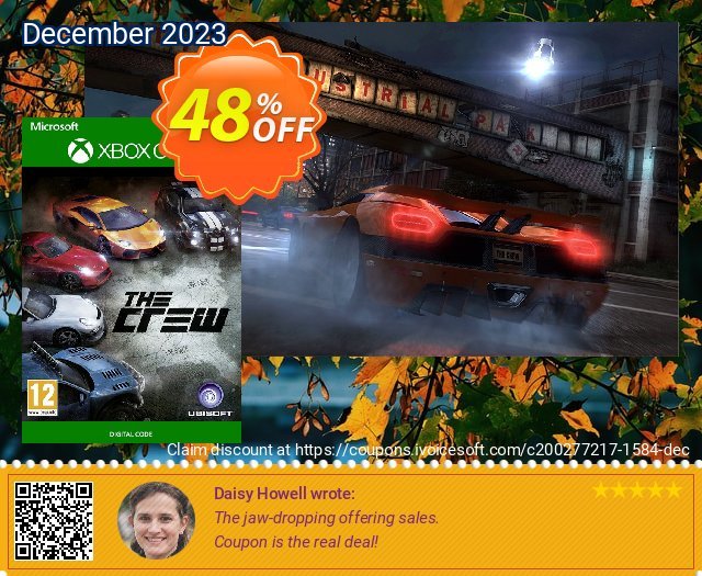 The Crew Xbox One gemilang kode voucher Screenshot