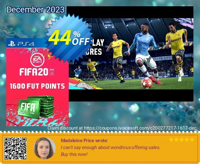 1600 FIFA 20 Ultimate Team Points PS4 (Austria) discount 44% OFF, 2022 Spring sales. 1600 FIFA 20 Ultimate Team Points PS4 (Austria) Deal