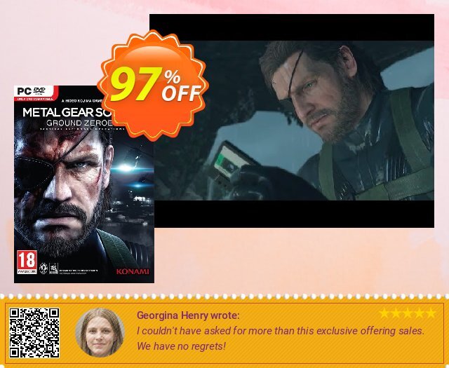 Metal Gear Solid V 5: Ground Zeroes PC discount 97% OFF, 2024 Plastic Bag Free Day offering sales. Metal Gear Solid V 5: Ground Zeroes PC Deal