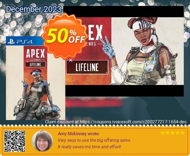 [50 OFF] Apex Legends Lifeline Edition PS4 (EU) Coupon code, Nov