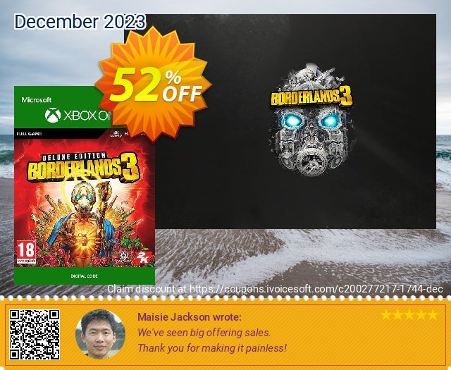 Borderlands 3: Deluxe Edition Xbox One discount 52% OFF, 2024 Spring offering sales. Borderlands 3: Deluxe Edition Xbox One Deal