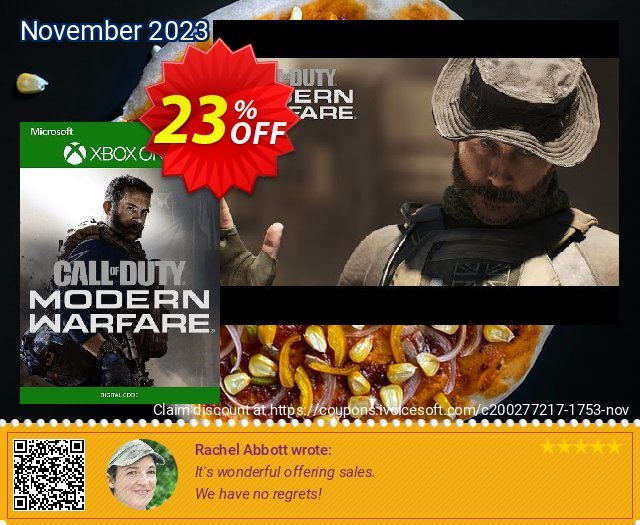 Call of Duty: Modern Warfare Standard Edition Xbox One discount 23% OFF, 2022 Christmas & New Year offering sales. Call of Duty: Modern Warfare Standard Edition Xbox One Deal