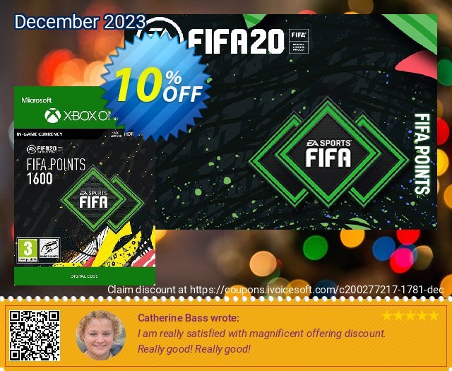 FIFA 20 - 1600 FUT Points Xbox One discount 10% OFF, 2024 April Fools' Day offering sales. FIFA 20 - 1600 FUT Points Xbox One Deal