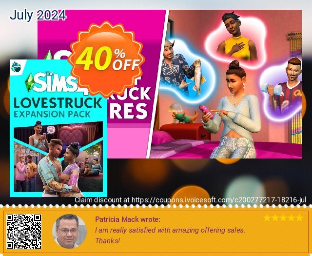 The sims 4: lovestruck expansion pack PC/MAC discount 40% OFF, 2024 National Singles Day offering sales. 40% OFF The sims 4: lovestruck expansion pack PC/MAC, verified