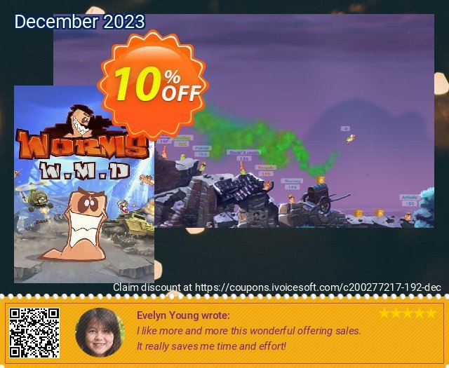 Worms W.M.D. PC toll Promotionsangebot Bildschirmfoto