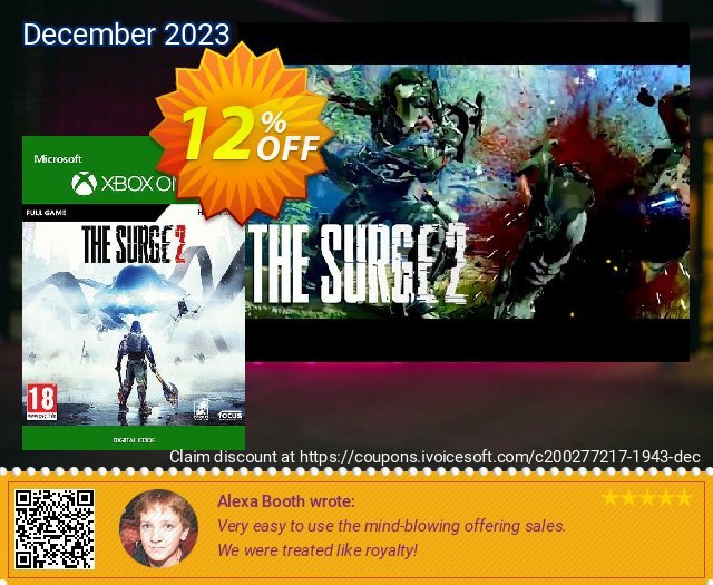The Surge 2 Xbox One discount 12% OFF, 2024 April Fools' Day offering sales. The Surge 2 Xbox One Deal
