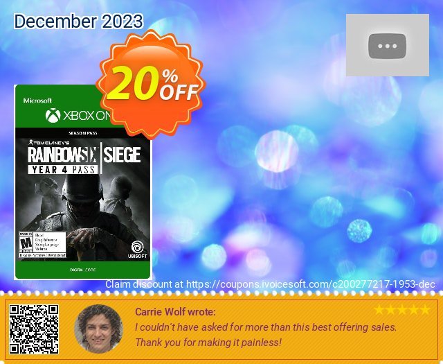 Tom Clancys Rainbow Six Siege - Year 4 Pass Xbox One discount 20% OFF, 2024 Resurrection Sunday offering sales. Tom Clancys Rainbow Six Siege - Year 4 Pass Xbox One Deal