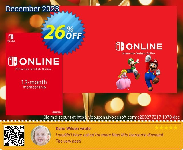 Nintendo Switch Online 12 Month (365 Day) Membership Switch geniale Angebote Bildschirmfoto