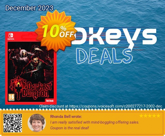 Darkest Dungeon Switch discount 10% OFF, 2024 April Fools Day promo sales. Darkest Dungeon Switch Deal