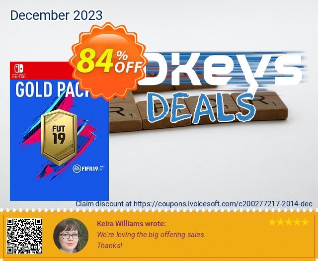 FIFA 19 - Jumbo Premium Gold Packs DLC Switch fantastisch Preisnachlass Bildschirmfoto