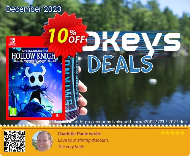 Hollow Knight Switch discount 10% OFF, 2024 Easter Day offering sales. Hollow Knight Switch Deal