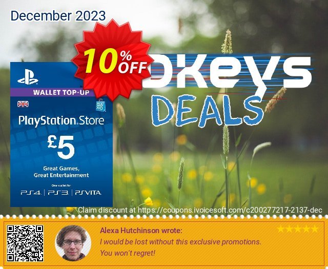 PlayStation Network Card - £5 (PS Vita/PS3/PS4) discount 10% OFF, 2022 Flag Day offering sales. PlayStation Network Card - £5 (PS Vita/PS3/PS4) Deal