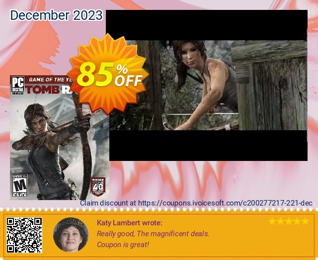 Tomb Raider Game of the Year PC discount 85% OFF, 2024 April Fools' Day offering sales. Tomb Raider Game of the Year PC Deal
